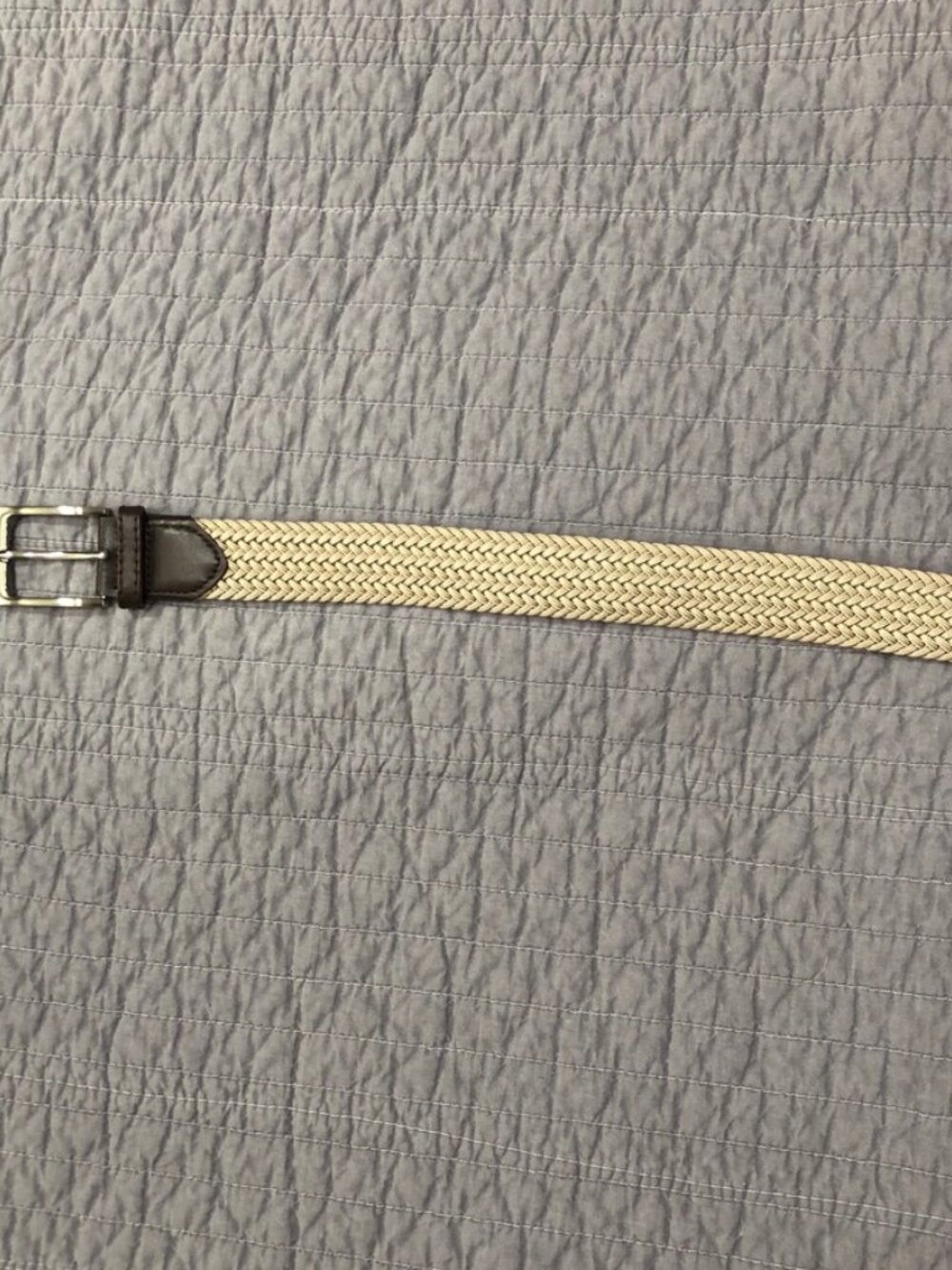 4/$15 Braided Belt Men 40 - 42 Brown Tan Classic Preppy - Picture 14 of 16